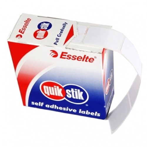Quik Stik DSRMR1963 Labels Rectangle 19x63mm White PK280